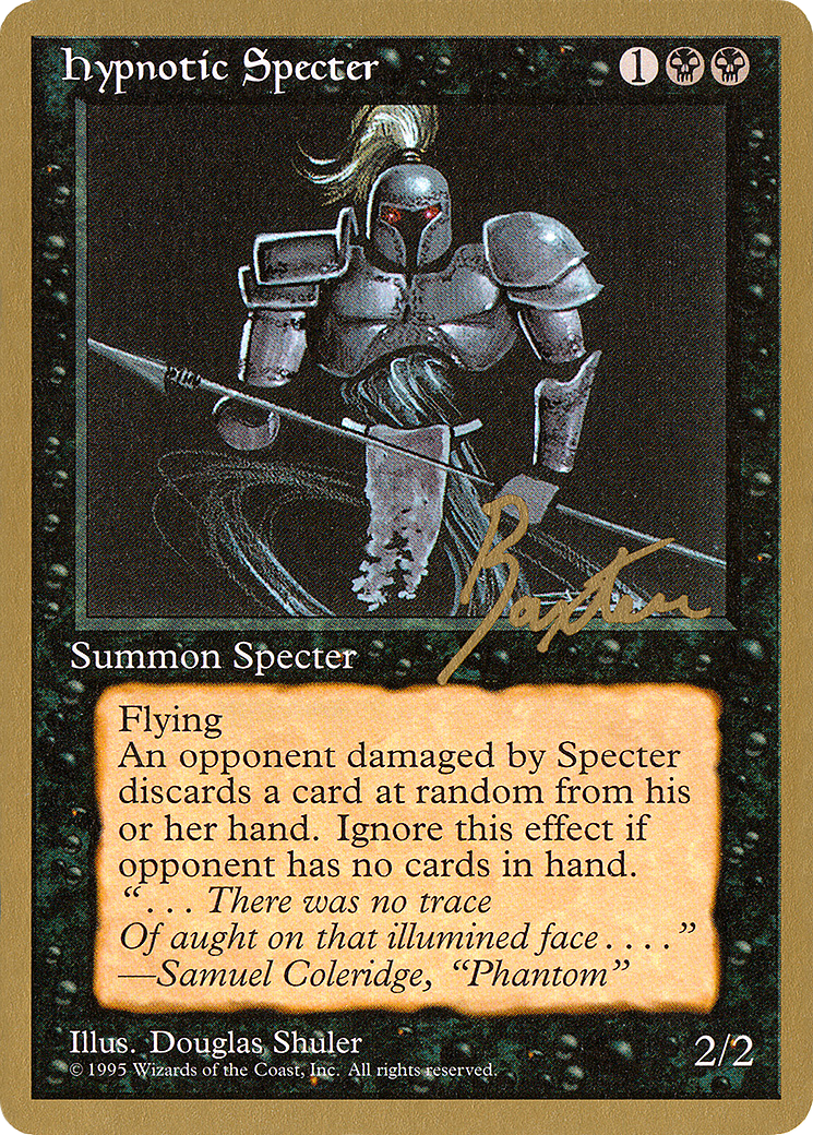 Hypnotic Specter - 1996 George Baxter (4ED) [WCD - N/A]