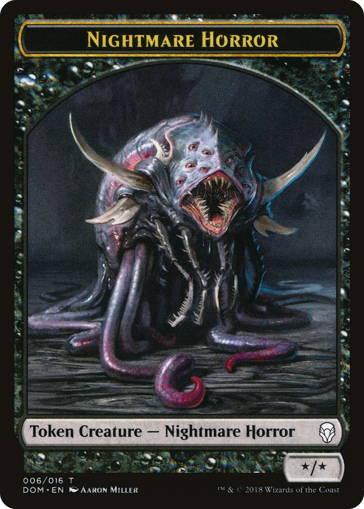Nightmare Horror Token [DOM - 6]