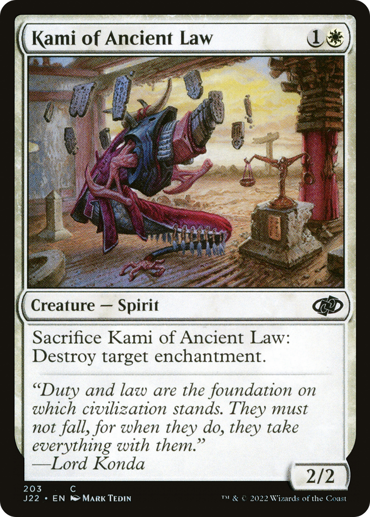 Kami of Ancient Law [J22 - 203]