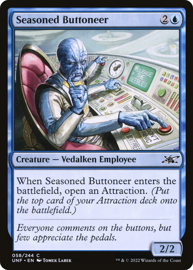 Seasoned Buttoneer [UNF - 58]