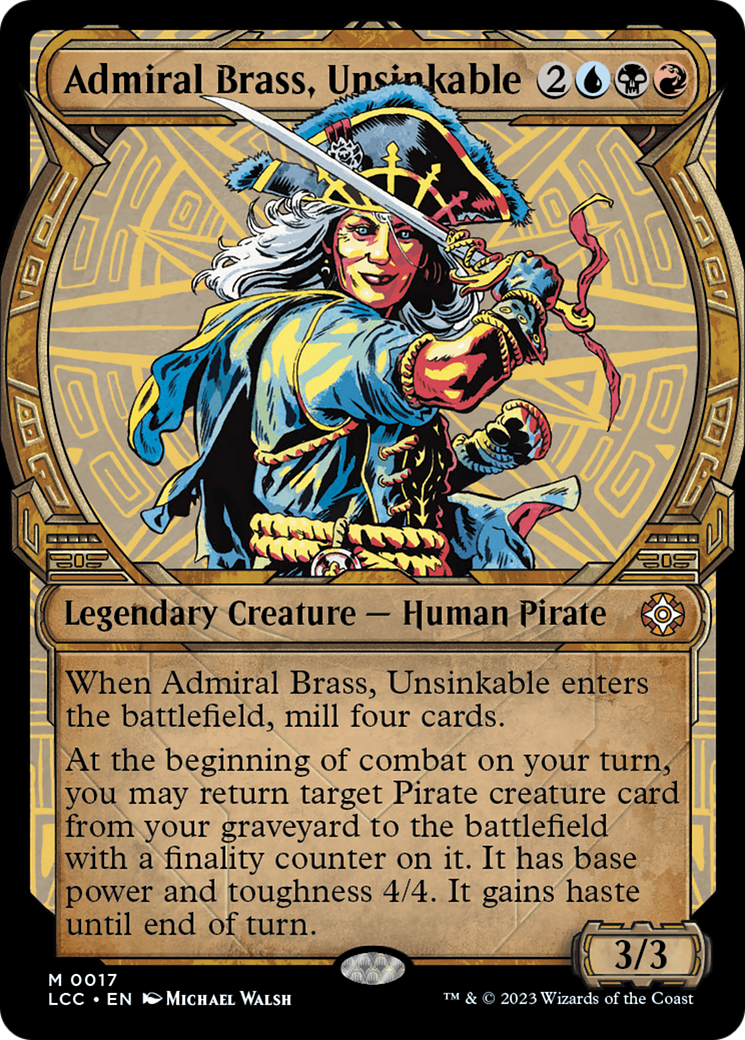 Admiral Brass, Unsinkable (Showcase) [LCC - 17]