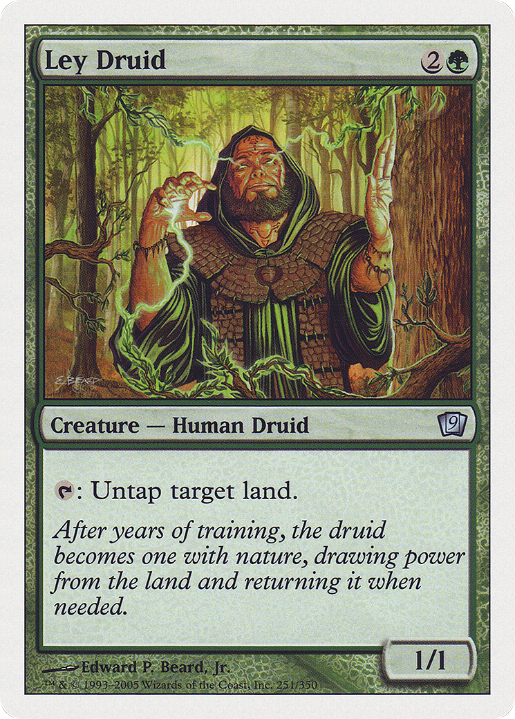 Ley Druid (9ED-251) - 9th Edition Foil