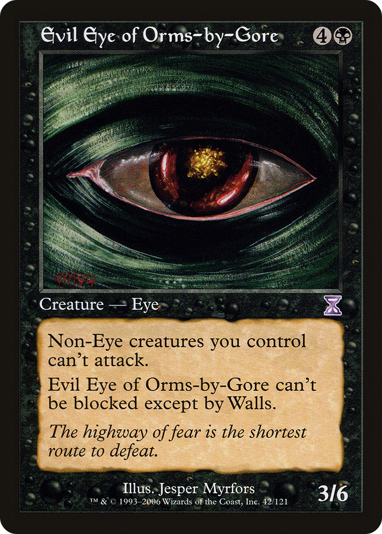 Evil Eye of Orms-by-Gore [TSB - 42]