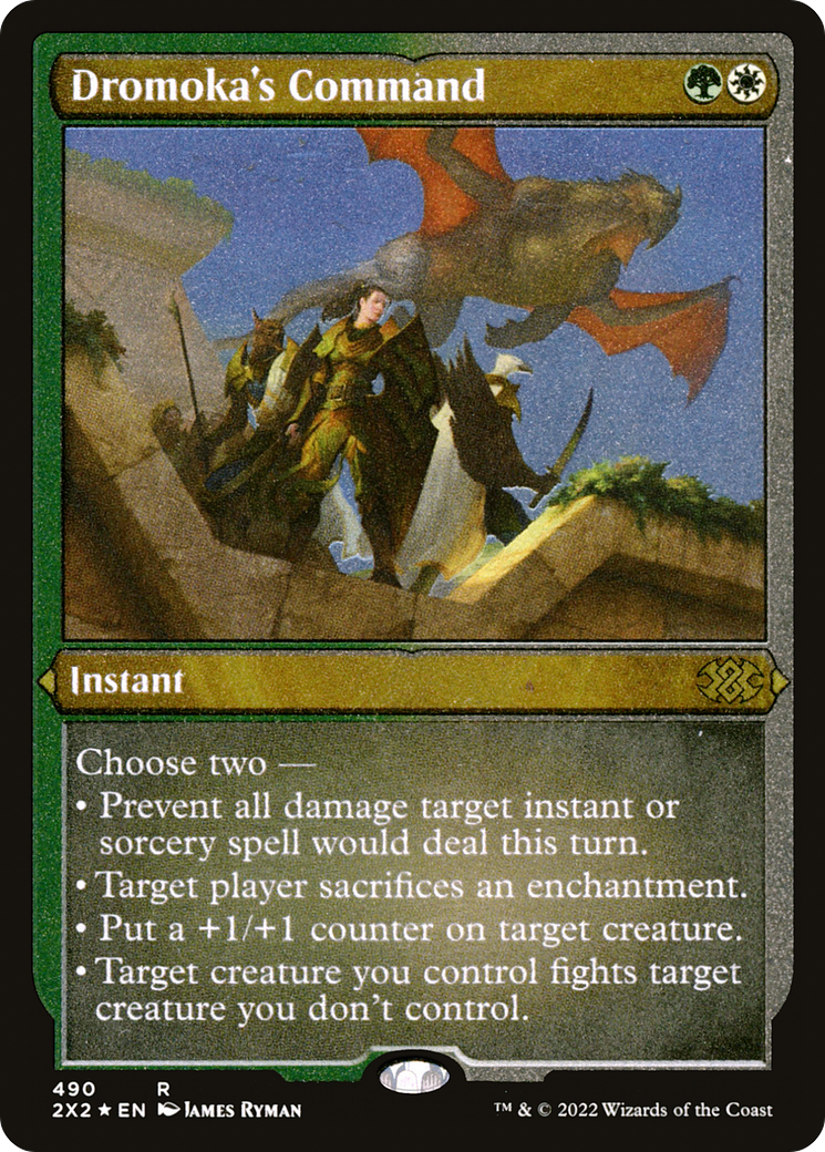 Dromoka's Command (Foil Etched) [2X2 - 490]