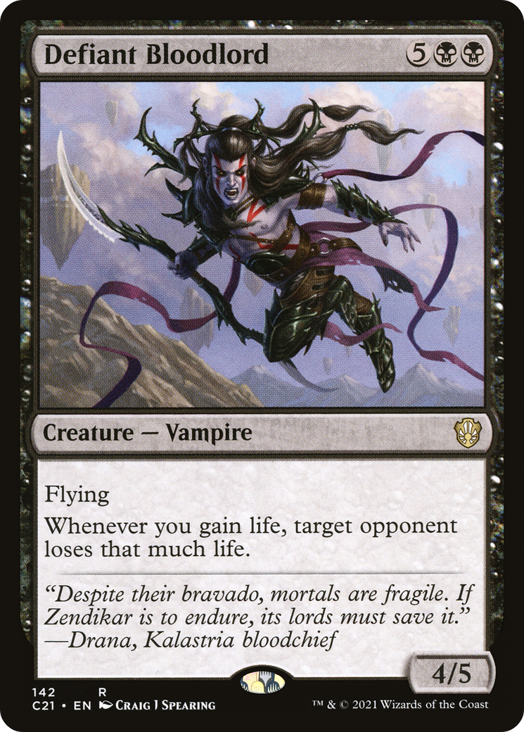 Defiant Bloodlord [C21 - 142]