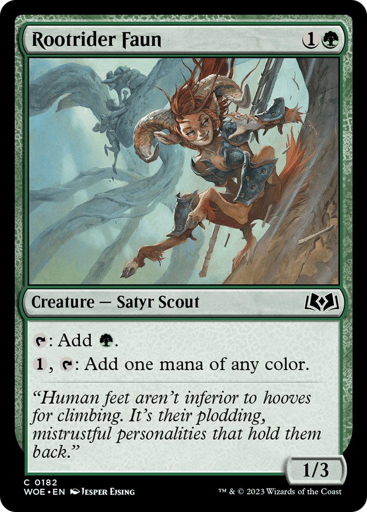 Rootrider Faun [WOE - 182]