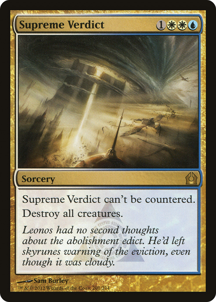 Supreme Verdict [RTR - 201]