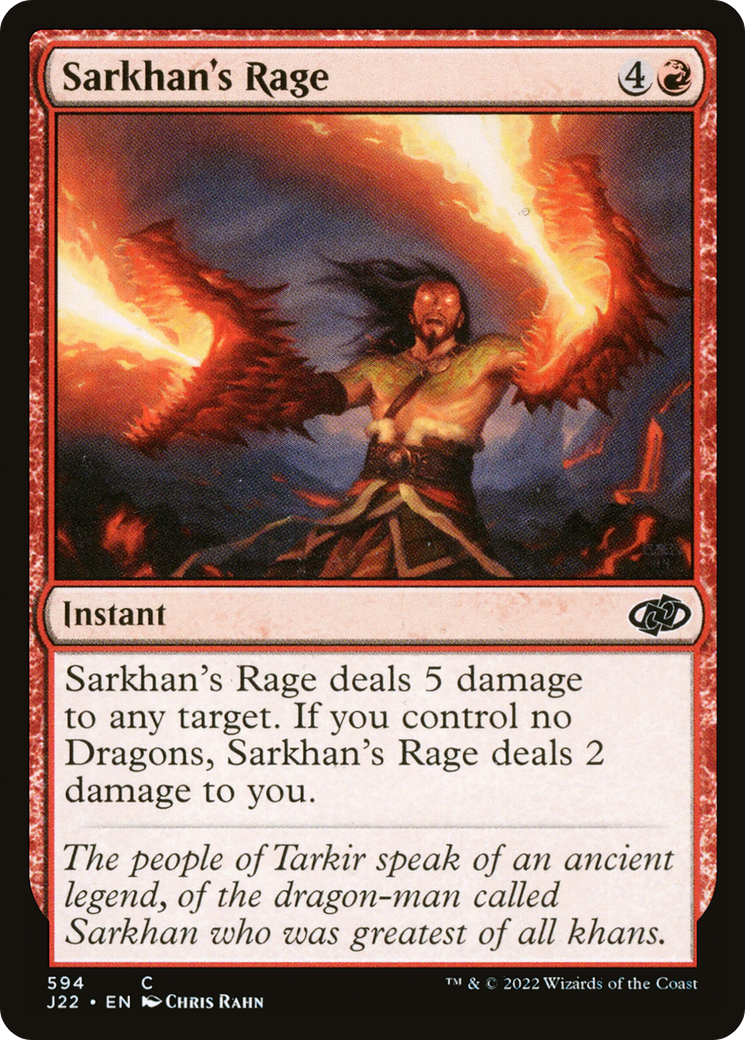 Sarkhan's Rage [J22 - 594]