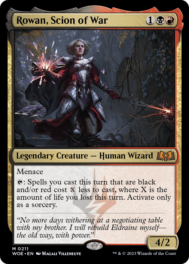 Rowan, Scion of War [WOE - 211]