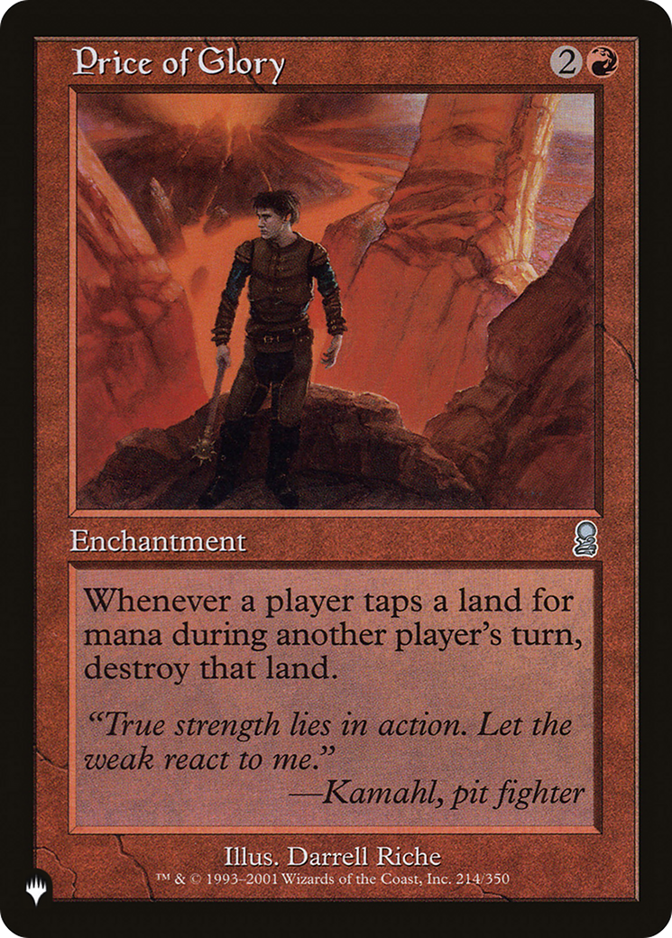 Price of Glory [LIST - 214/350]