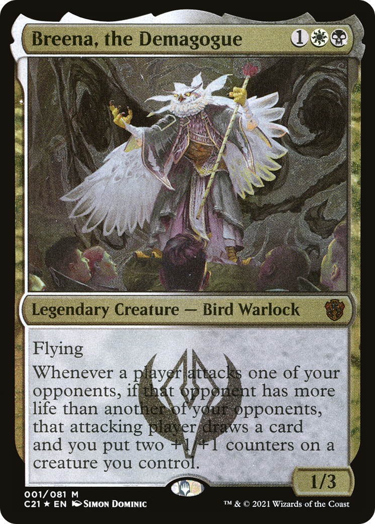 Breena, the Demagogue (Display Commander) - Thick Stock [C21 - 1]