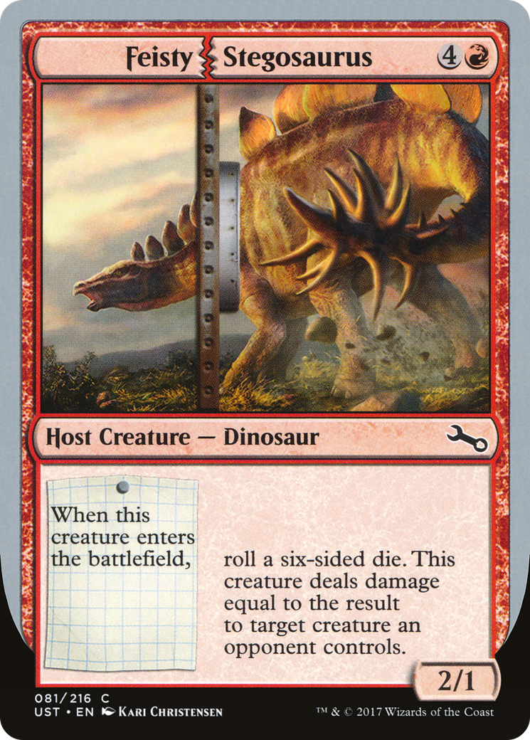 Feisty Stegosaurus [UST - 81]