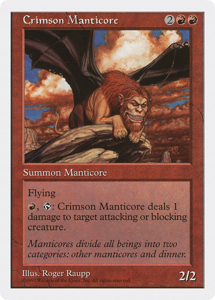 Crimson Manticore [5ED - N/A]