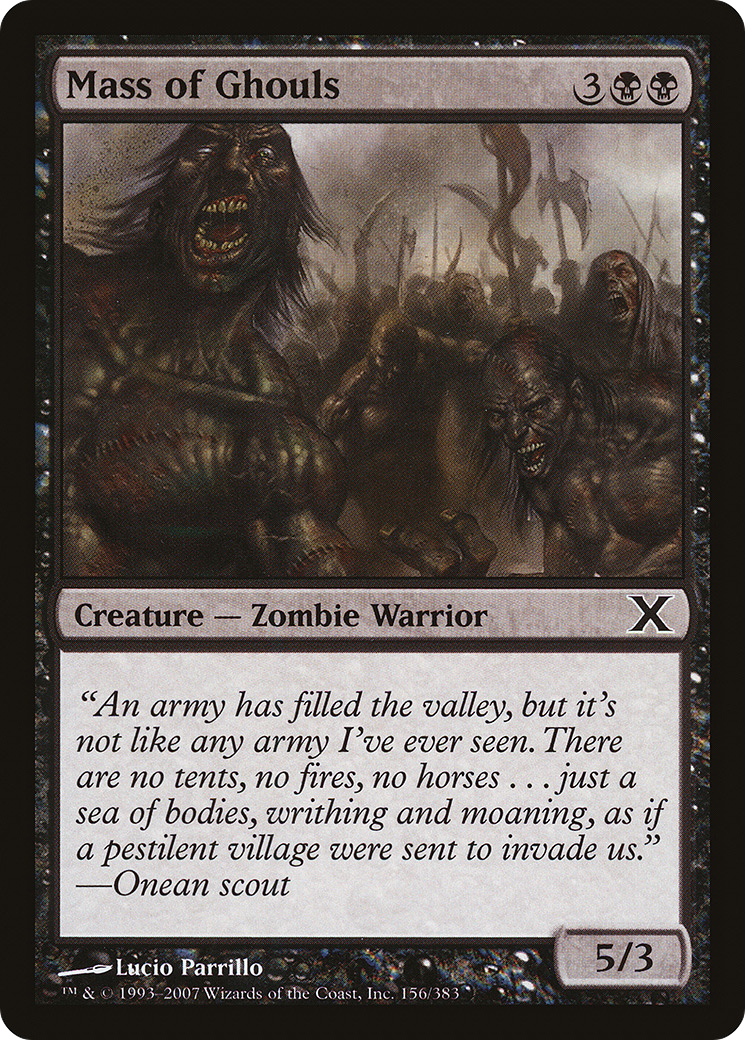Mass of Ghouls [10E - 156]