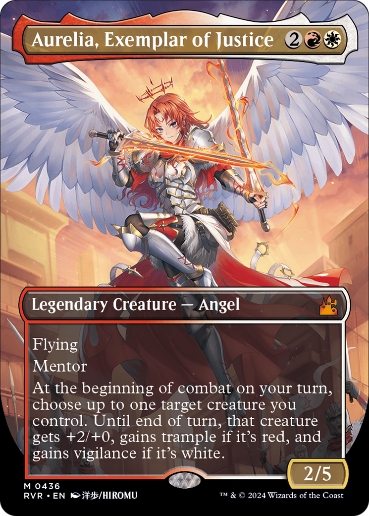 Aurelia, Exemplar of Justice (Anime Borderless) [RVR - 436]
