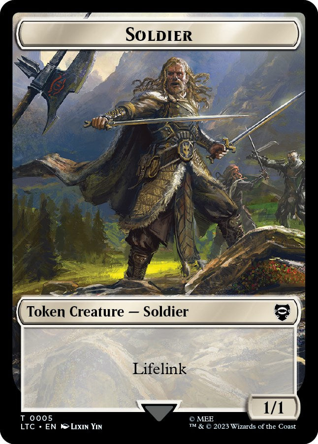 Soldier // Food (0010) Double-Sided Token [LTC - 5 // 10]
