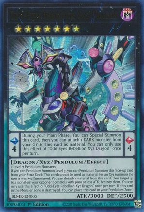 Odd-Eyes Rebellion Xyz Dragon [BLMR - BLMR-EN005]