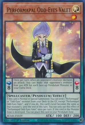Performapal Odd-Eyes Valet [BLMR - BLMR-EN029]