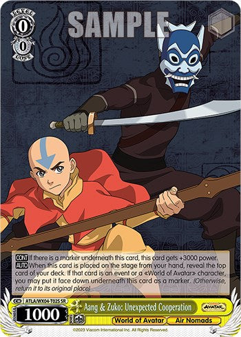Aang & Zuko: Unexpected Cooperation (SR) [ATLA/WX04 - ATLA/WX04-T02S SR]