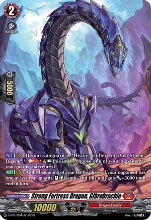 Strong Fortress Dragon, Gibrabrachio (204) (D-PR/204EN) - D Promo Cards