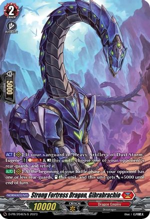 Strong Fortress Dragon, Gibrabrachio (204) (Foil) [D-PR - D-PR/204EN-S]