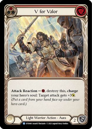 V for Valor (Red) [DTD - DTD060]