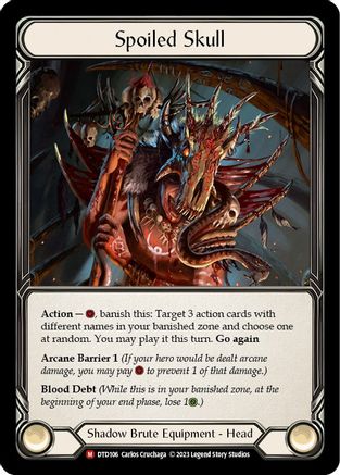 Spoiled Skull [DTD - DTD106]