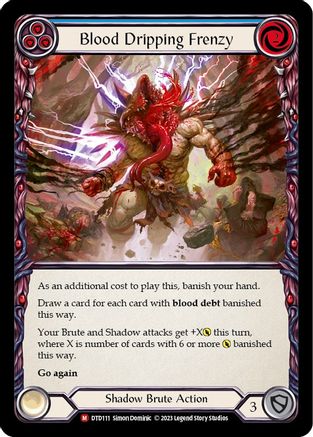Blood Dripping Frenzy [DTD - DTD111]