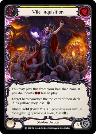 Vile Inquisition (Yellow) [DTD - DTD179]