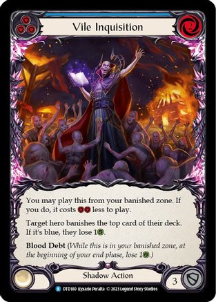 Vile Inquisition (Blue) [DTD - DTD180]