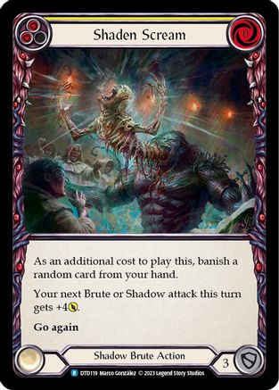 Shaden Scream (Yellow) [DTD - DTD119]