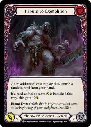 Tribute to Demolition (Red) [DTD - DTD127]