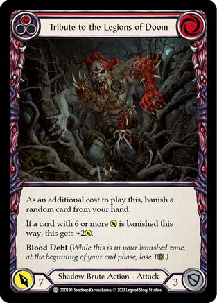 Tribute to the Legions of Doom (Red) [DTD - DTD130]