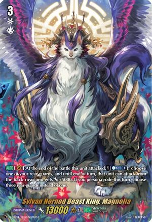Sylvan Horned Beast King, Magnolia (D-CS01/007EN) - D-CS01: Deluxe Collector's Set 01: Vanguard Deluxe