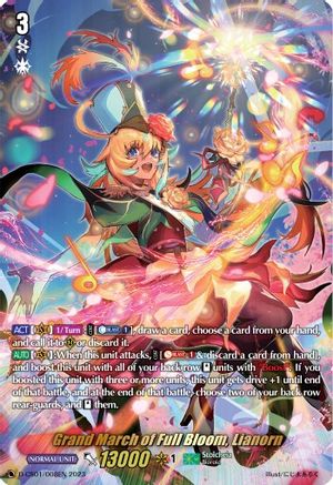 Grand March of Full Bloom, Lianorn [D-CS01 - D-CS01/008EN]