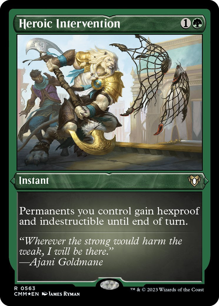 Heroic Intervention (Foil Etched) [CMM - 563]
