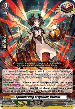 Spiritual King of Ignition, Valnout (D-SS05/001EN) - D-SS05: Festival Booster 2023