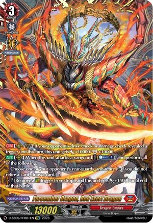 Forcember Dragon, Red Exert Dragon (FFR) (D-SS05/FFR01EN) - D-SS05: Festival Booster 2023
