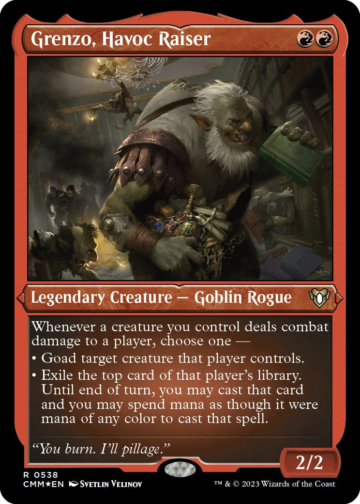 Grenzo, Havoc Raiser (Foil Etched) [CMM - 538]