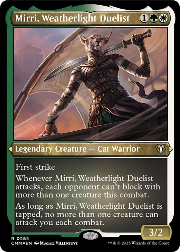 Mirri, Weatherlight Duelist (Foil Etched) [CMM - 585]