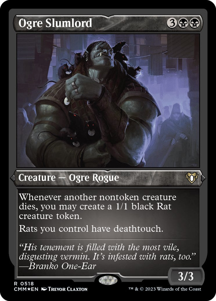 Ogre Slumlord (Foil Etched) [CMM - 518]