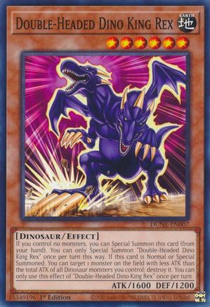 Double-Headed Dino King Rex [DUNE - DUNE-EN007]