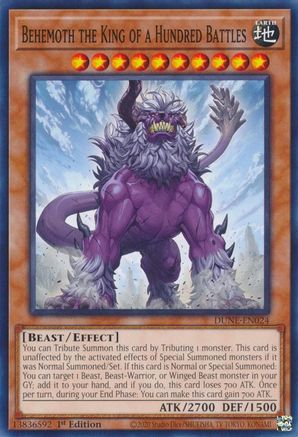 Behemoth the King of a Hundred Battles [DUNE - DUNE-EN024]
