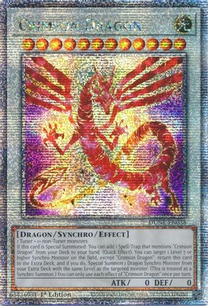 Crimson Dragon (Quarter Century Secret Rare) [DUNE - DUNE-EN038]