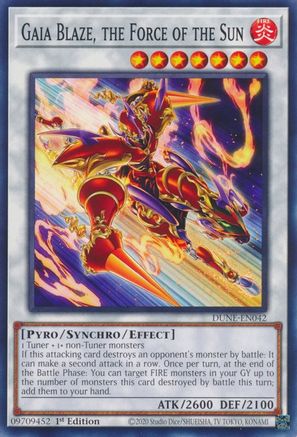 Gaia Blaze, the Force of the Sun [DUNE - DUNE-EN042]