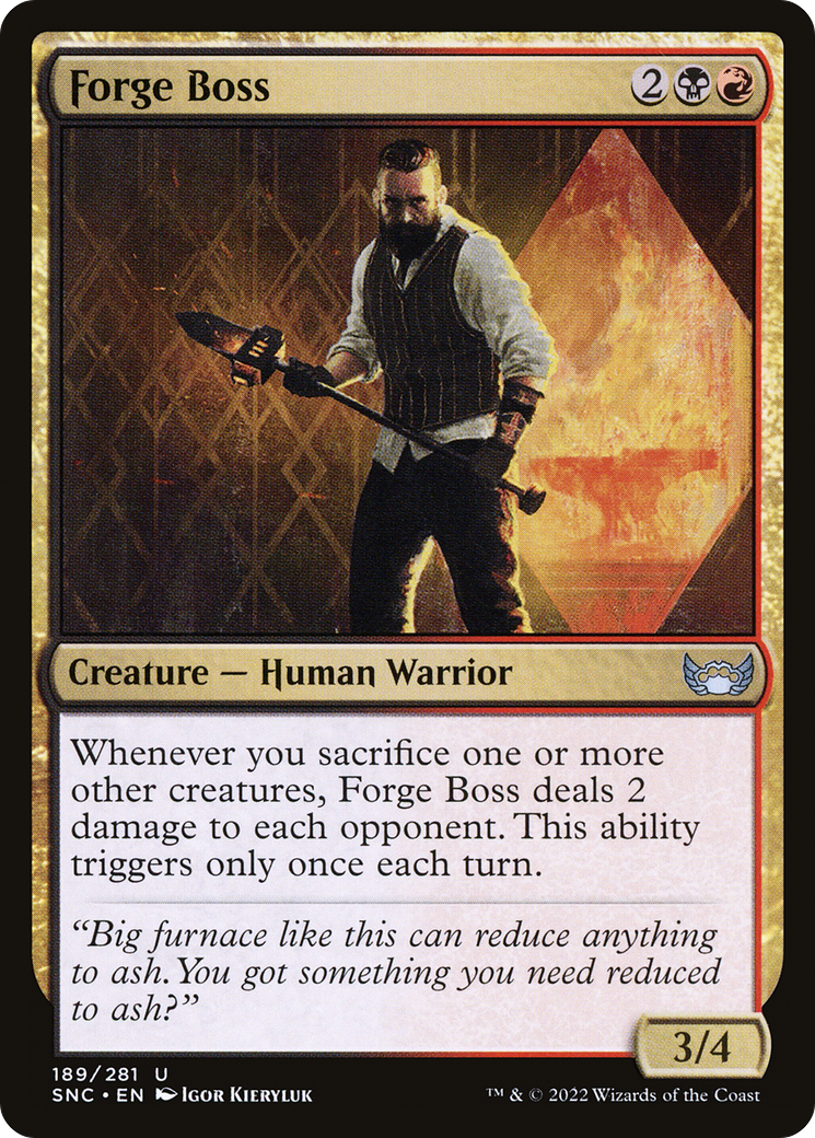 Forge Boss [SNC - 189]
