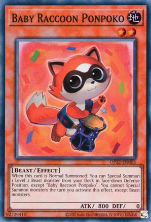 Baby Raccoon Ponpoko [OP22 - OP22-EN005]