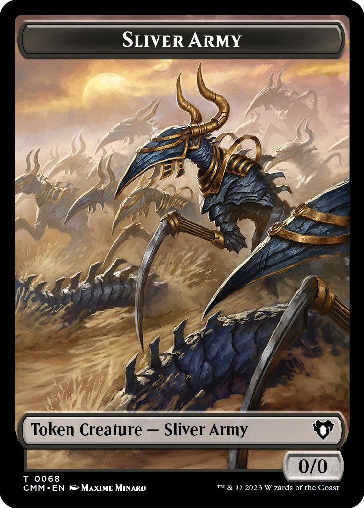 Sliver Army // Sliver Double-Sided Token [CMM - 68 // 57]