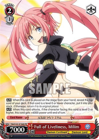 Full of Liveliness, Milim (Foil) [TSK/S101-E104S]