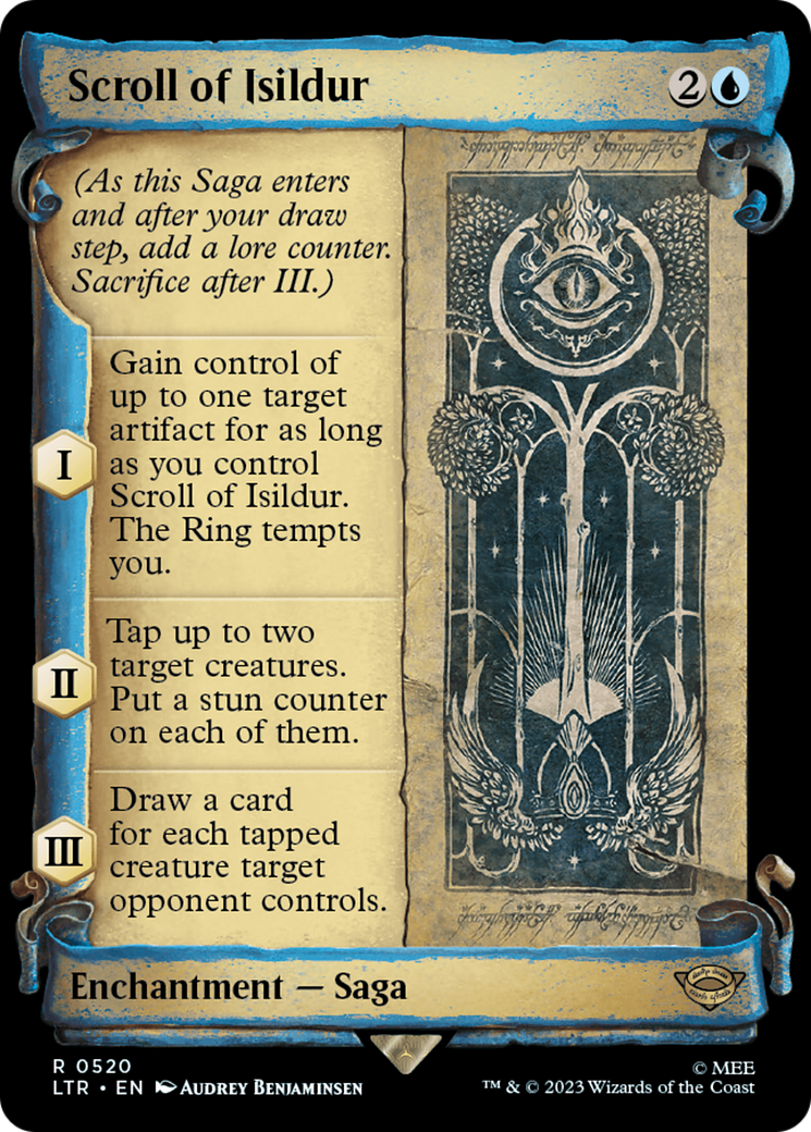 Scroll of Isildur (Showcase Scrolls) (LTR-520) - The Lord of the Rings: Tales of Middle-earth: (Showcase) Foil